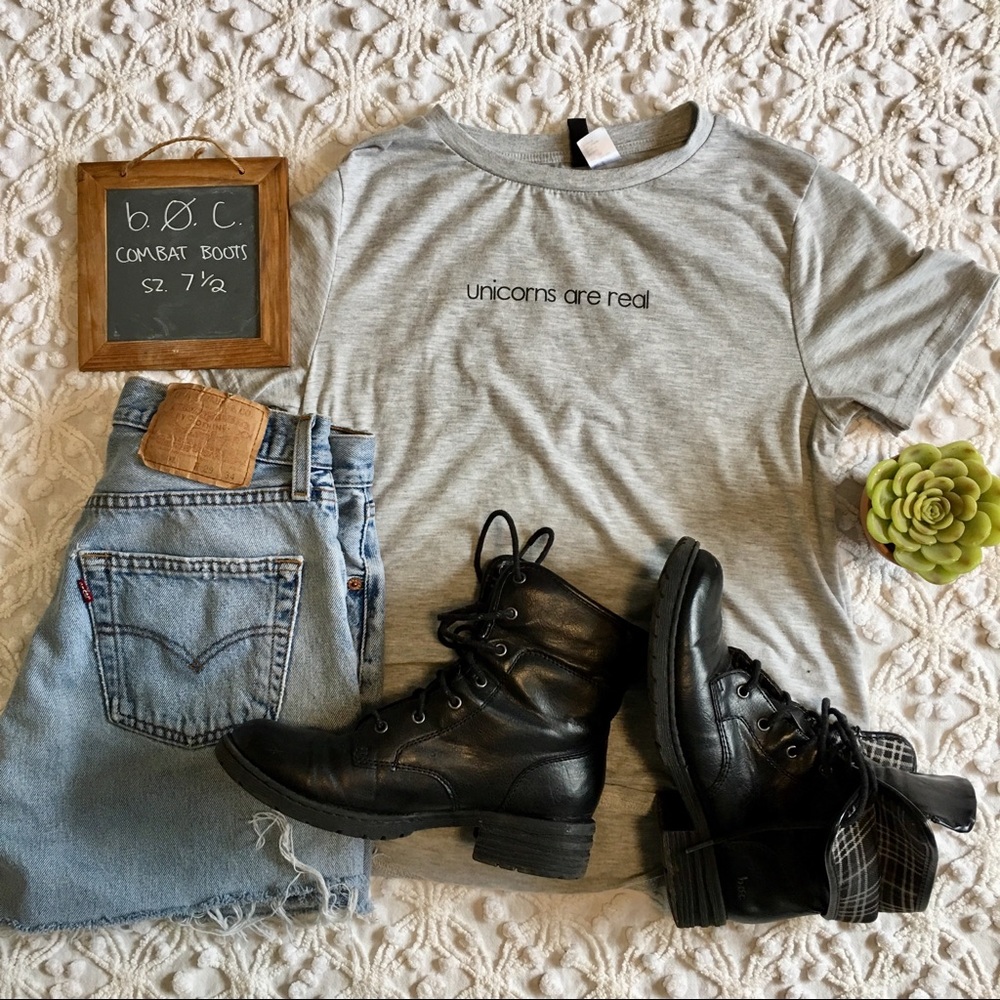 Born Concept Combat Boots